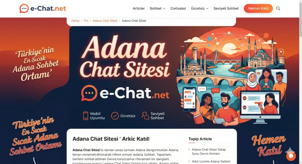 Adana Chat Sitesi